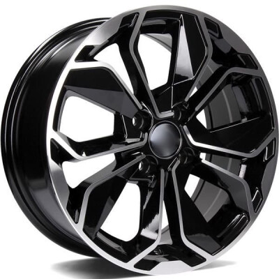 Silverline Clayton 6,5×16″ · 4×100 · ET38 · CB60,1 Fekete polír