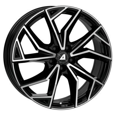 Alutec ADX.02 8×20″ · 5×108 · ET45 · CB63,4 Gloss Black / Polished