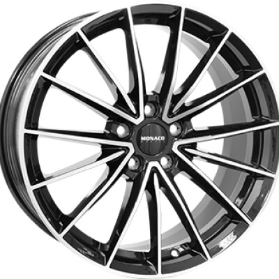 Monaco Wheels GP14 9×20″ · 5×112 · ET34 · CB66,6 Gloss Black / Polished