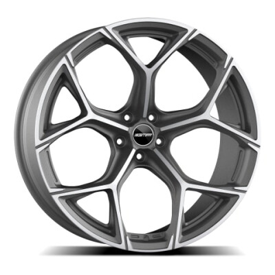 GMP Ultrivity 10×23″ · 5×112 · ET18 · CB66,5 Matt Anthracite Diamond
