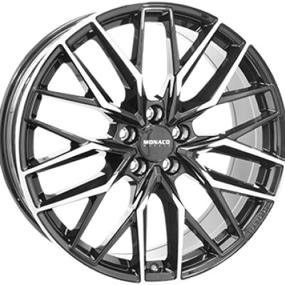 Monaco Wheels GPX 10,5×21″ · 5×114,3 · ET48 · CB64,1 Gloss Black / Polished