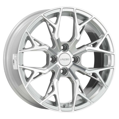 Arceo MEDIUM 7,5×17″ · 4×100 · ET35 · CB73,1 Silver diamond