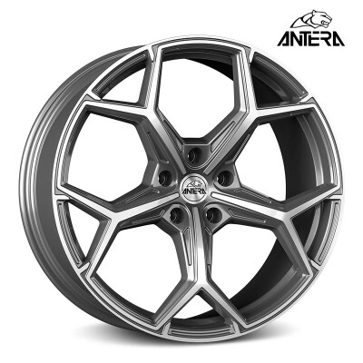 Antera A101 11,5×22″ · 5×112 · ET43 · CB66,6 Moon Grey Diamond