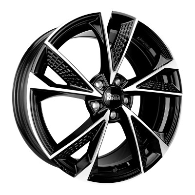 MAM RS6 7×16″ · 5×100 · ET38 · CB63,4 BLACK FRONT POLISH