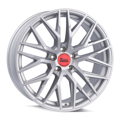 MAM RS4 7×16″ · 5×100 · ET38 · CB63,4 MATT SILVER PAINTED