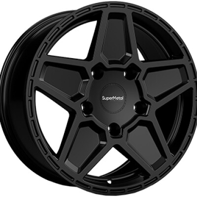 SUPER METAL ROCKET 8×18″ · 5×160 · ET45 · CB65,1 Gloss Black