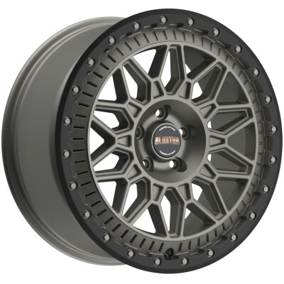 Fondmetal BLUSTER (8400) 8,5×17″ · 5×127 · ET37 · CB71,6 MATT TITANIUM BLACK LIP
