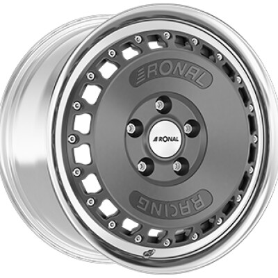 Ronal RR10 7,5×16″ · 4×108 · ET35 · CB76 Dull Anthracite / Polish