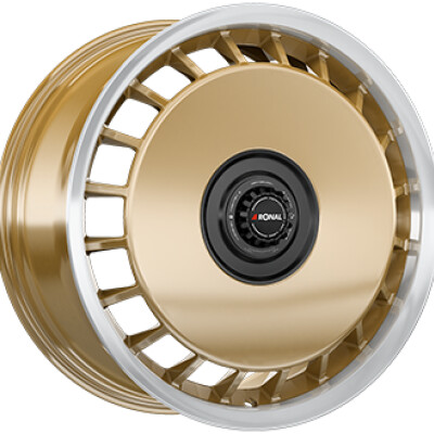 Ronal R50 REV 8×18″ · 5×100 · ET35 · CB76 Gold / Polish