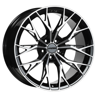 Arceo Roma 8×18″ · 5×114,3 · ET45 · CB73,1 Fekete polír