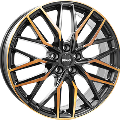 Monaco Wheels GPX 8×19″ · 5×112 · ET40 · CB57,1 Racing Black / Copper
