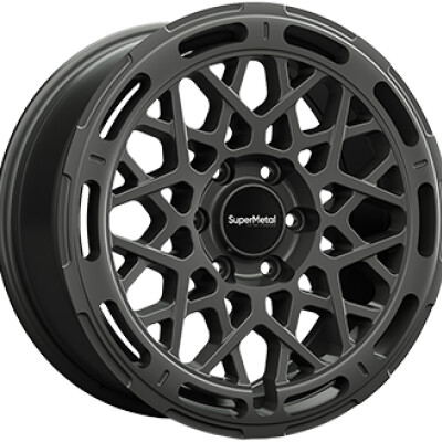 SUPER METAL CAGE 8×18″ · 6×120 · ET44 · CB74,6 Light Gray Dull