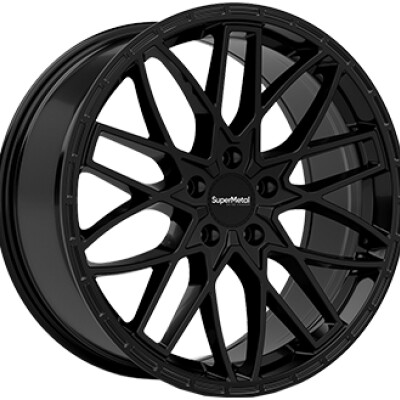 SUPER METAL VANE 8×20″ · 5×120 · ET55 · CB65,1 Gloss Black