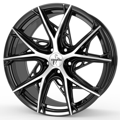 Keskin KT24 8,5×19″ · 5×108 · ET40 · CB72,6 BLACK FRONT POLISH