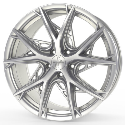 Keskin KT24 8,5×19″ · 5×108 · ET40 · CB72,6 SILVER PAINTED