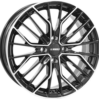 IT Wheels TIARA 4 7×17″ · 4×108 · ET31 · CB65,1 Gloss Black / Polished
