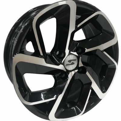 Silverline Pompey 6,5×15″ · 4×108 · ET25 · CB65,1 Fekete polír