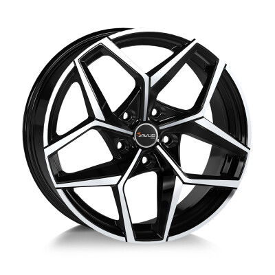Avus AC-523 7,5×18″ · 5×108 · ET42 · CB73,1 Fekete polír