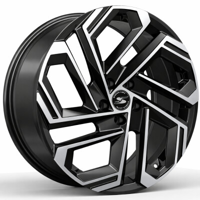 Silverline Toledo 7×17″ · 5×112 · ET40 · CB66,6 Fekete polír