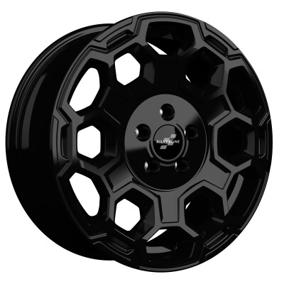 Silverline SL-102 7×17″ · 5×112 · ET45 · CB66,6 Fekete