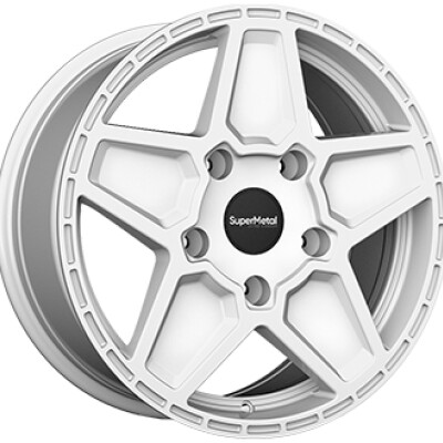 SUPER METAL ROCKET 8×18″ · 5×160 · ET45 · CB65,1 White