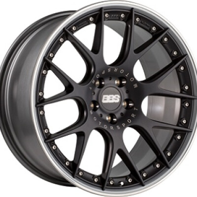 BBS CHRII 10,5×21″ · 5×130 · ET47 · CB71,6 Dull Black / Polished