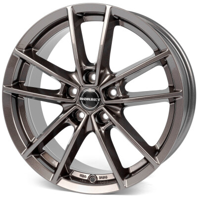 Borbet W 6×15″ · 5×108 · ET43 · CB72,6 Antracit