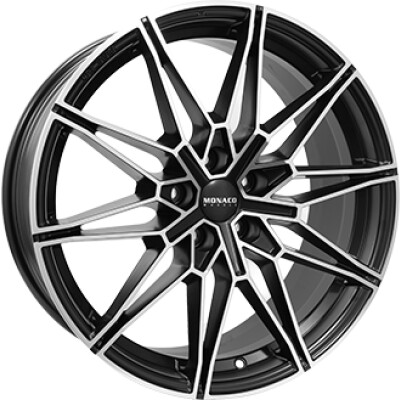 Monaco Wheels GP18 8,5×20″ · 5×112 · ET29 · CB66,5 Dull Black / Polished