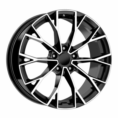 Kormetal DY1736 6,5×16″ · 5×98 · ET35 · CB58,1 Fekete polír