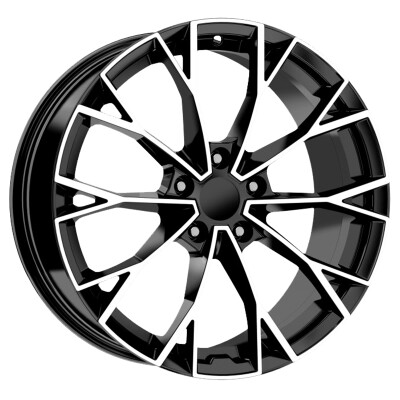 Kormetal DY1738 8×18″ · 5×112 · ET45 · CB66,45 Fekete polír