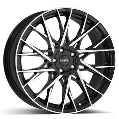 DOTZ Fuji 8×20″ · 5×114,3 · ET45 · CB71,6 Fekete polír