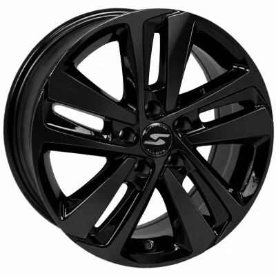 Silverline Fulton 7×16″ · 5×108 · ET44 · CB65,1 Fekete
