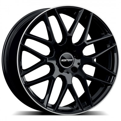 GMP Berghem 10×22″ · 5×112 · ET18 · CB66,5 Black Diamond Lip