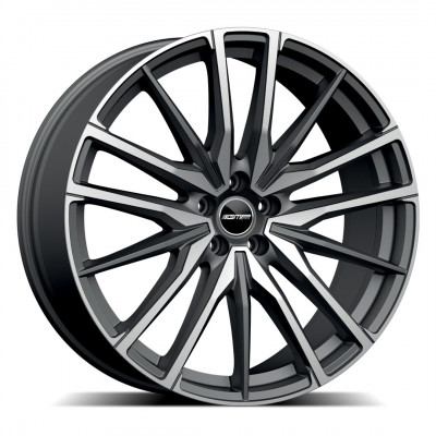 GMP Sparta 10,5×22″ · 5×112 · ET43 · CB66,6 Matt Anthracite Diamond