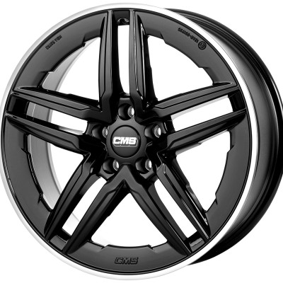 CMS C29-AERO 8,5×19″ · 5×114,3 · ET35 · CB64,1 Diamond Rim Black Gloss
