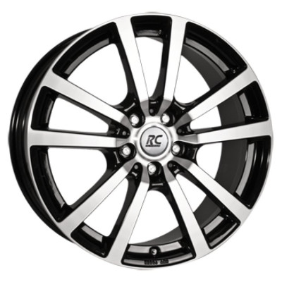RC-DESIGN RC25T 7,5×18″ · 5×108 · ET45 · CB65,1 SGVP - Fényes fekete polírozott