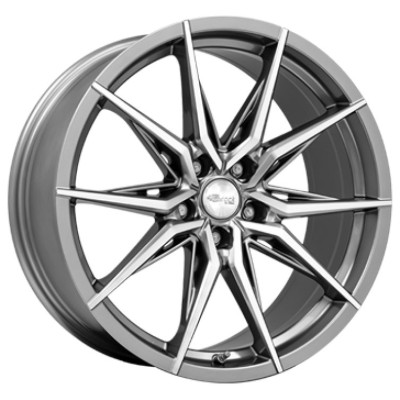Brock B42 8,5×19″ · 5×108 · ET42 · CB63,4 FGP - Vas szürke polírozott