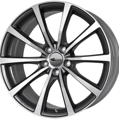 Brock B32 7,5×19″ · 5×112 · ET54 · CB66,6 HGVP - Himalaya szürke polírozott