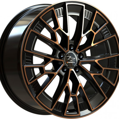 Fondmetal 1972 (8300) 9×21″ · 5×112 · ET26 · CB66,5 GLOSSY BLACK BRONZE MACHINED