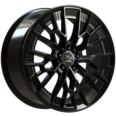 Fondmetal 1972 (8300) 9×21″ · 5×114,3 · ET40 · CB75 Glossy Black