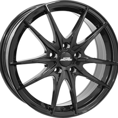 Inter Action ZODIAC 6×15″ · 4×100 · ET35 · CB73,1 Gloss Black
