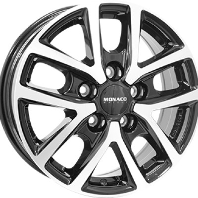 Monaco Wheels CL2T 6,5×16″ · 5×130 · ET66 · CB78,1 Gloss Black / Polished