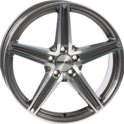 Monaco Wheels MC3 8×18″ · 5×112 · ET35 · CB66,5 Anthracite / Polish