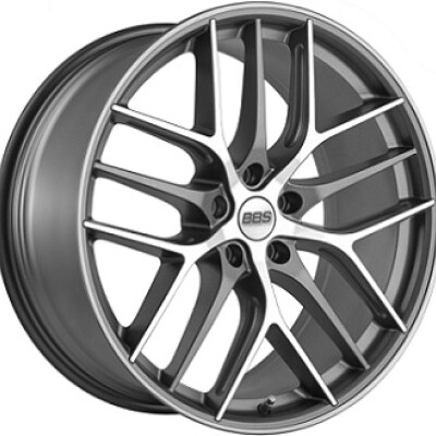 BBS CCR 8×19″ · 5×112 · ET27 · CB82 Anthracite / Polish