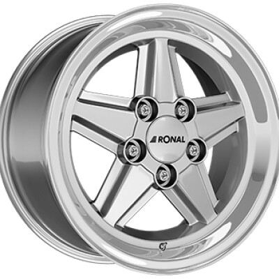 Ronal R09 7×15″ · 5×112 · ET23 · CB66,5 Silver / Polished