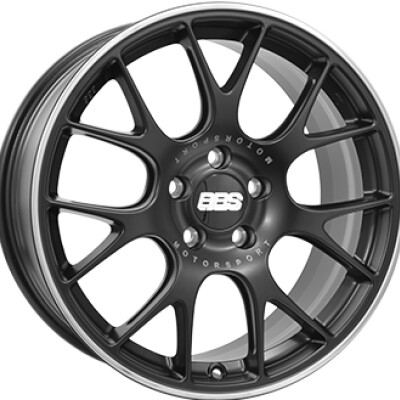 BBS CHR 9×18″ · 5×120 · ET44 · CB82 Dull Black / Polished
