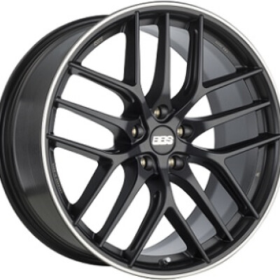 BBS CCR 10×19″ · 5×112 · ET48 · CB82 Dull Black / Polished