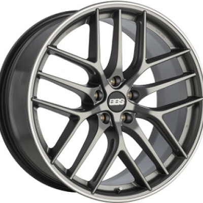 BBS CCR 10×19″ · 5×112 · ET48 · CB82 Gunmetal / Polished