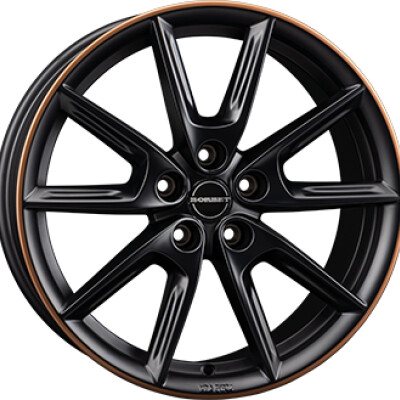 Borbet LX 8×19″ · 5×112 · ET44 · CB66,5 Racing Black / Copper