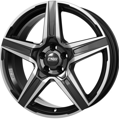 CMS C34 8,5×19″ · 5×112 · ET26 · CB66,5 Diamond Black Gloss
